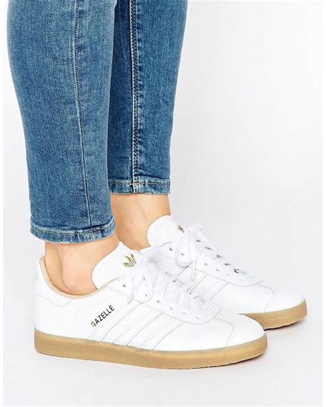 adidas sneakers wit gazelle|Adidas originals gazelle sneakers.